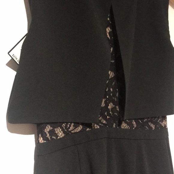 BCBG Black with Lace Romper - Picture 3 of 4